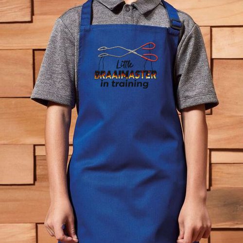 Personalised Small Kids Apron - Liitle Braaimaster