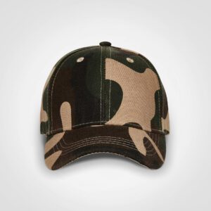 Kids Americano Camo Cap Green